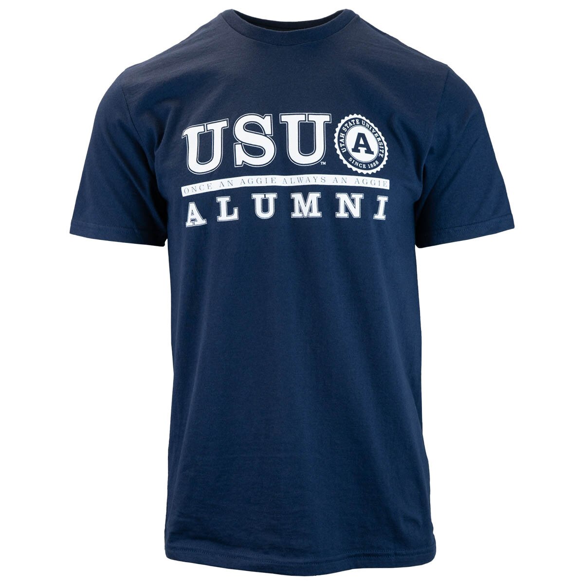 Once an Aggie, Always an Aggie Alumni Unisex T-Shirt navy
